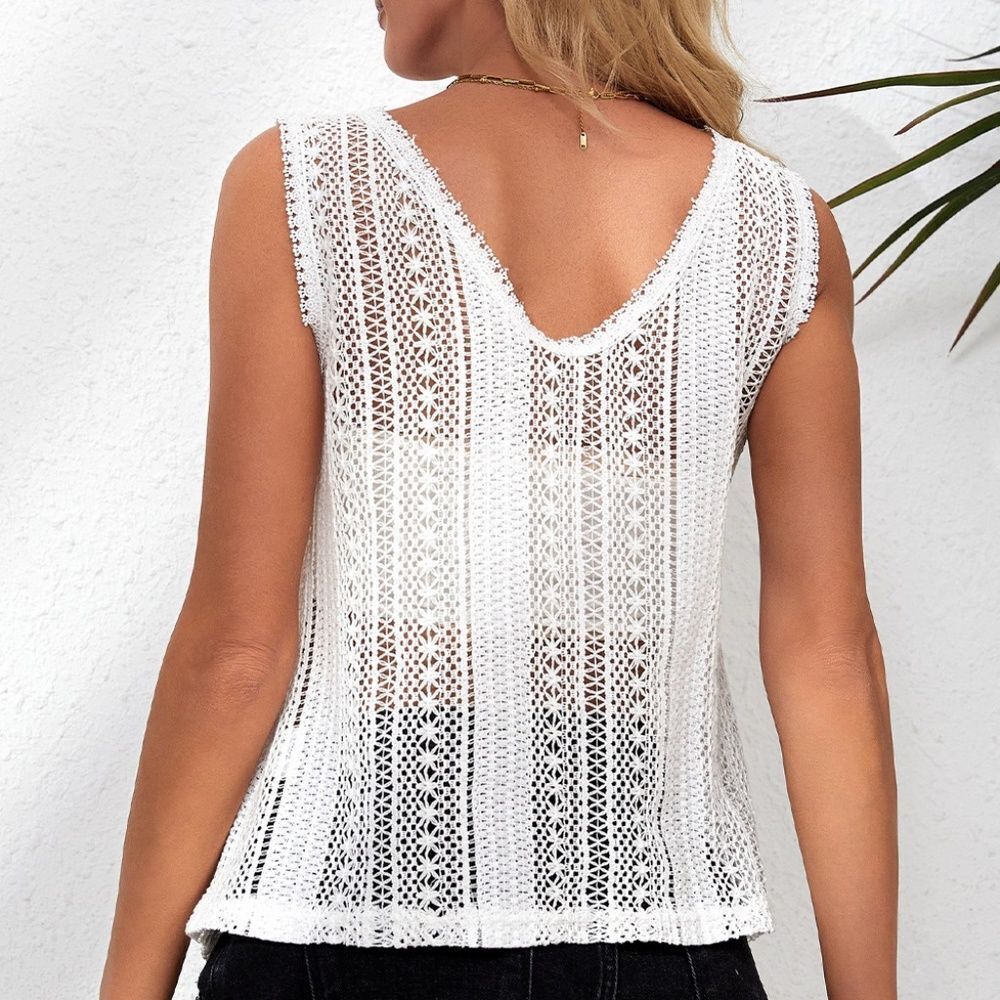 'Zuri' Crochet Tank